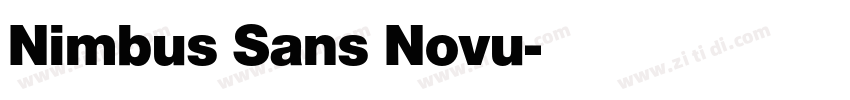 Nimbus Sans Novu字体转换 Nimbus Sans Novu字体转换